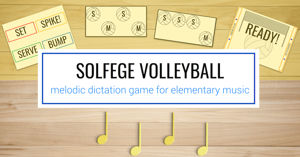 Solfa Volleyball: a game for melodic dictation