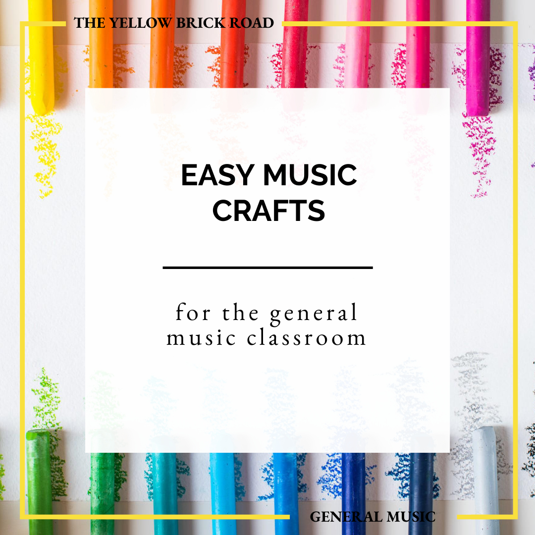 Five Easy Musical Crafts for the End of Year