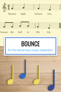 Name games for the first day in elementary music. Includes songs such as Hickety Tickety Bumblebee, Telephone Song, and Bounce High.