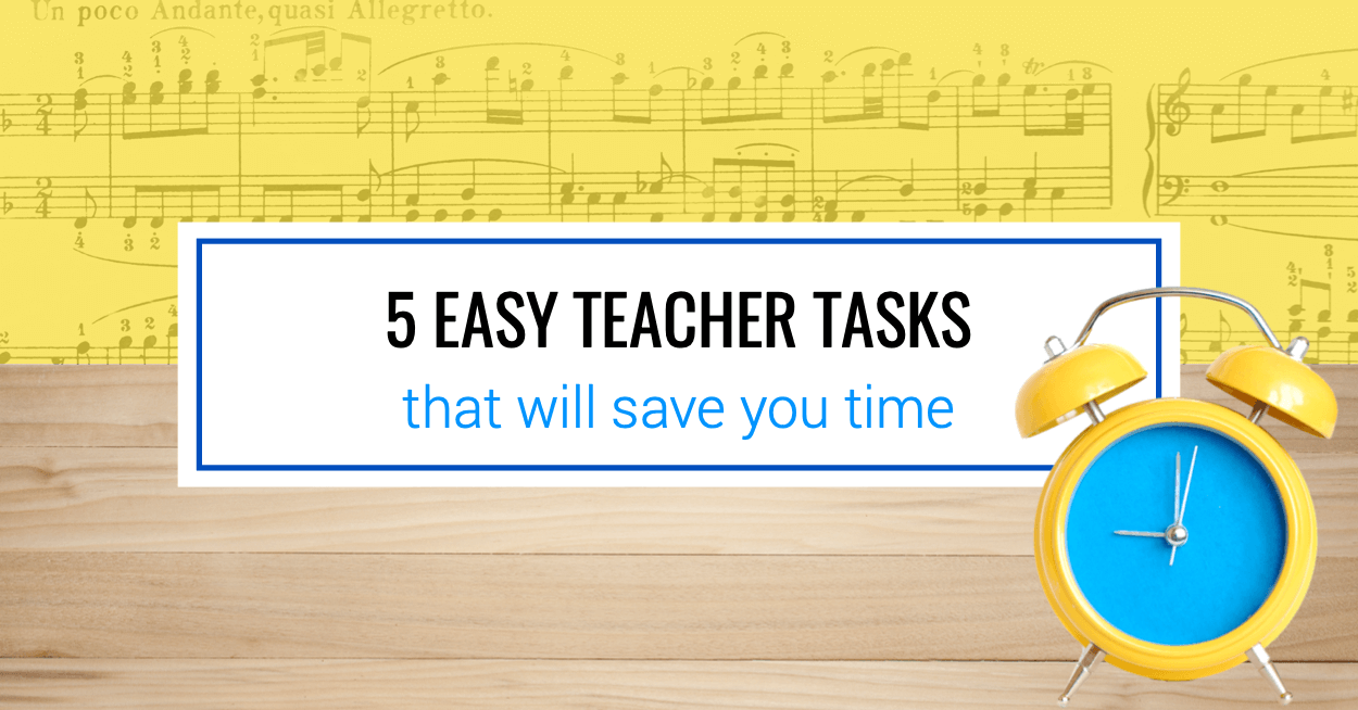 teacher 5 tasks