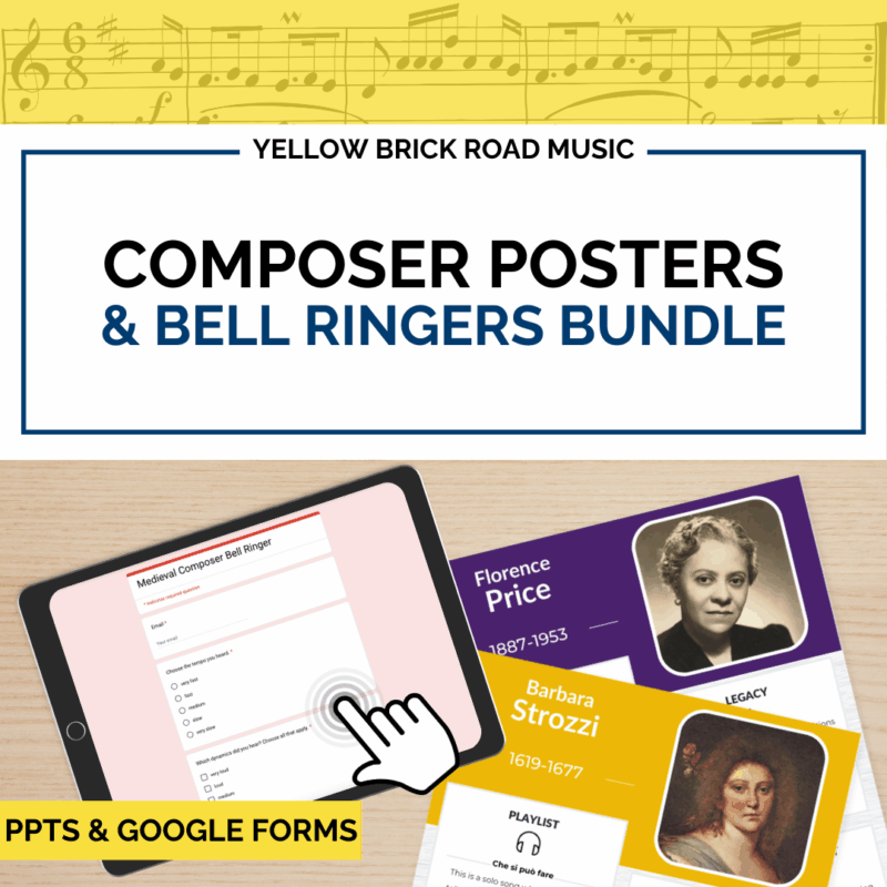 Composer Posters and Bell Ringers Bundle