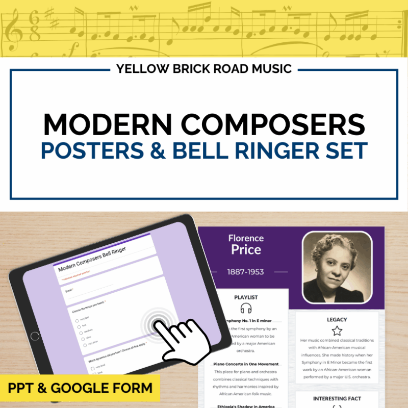Modern Composers: Posters and Bell Ringer Set