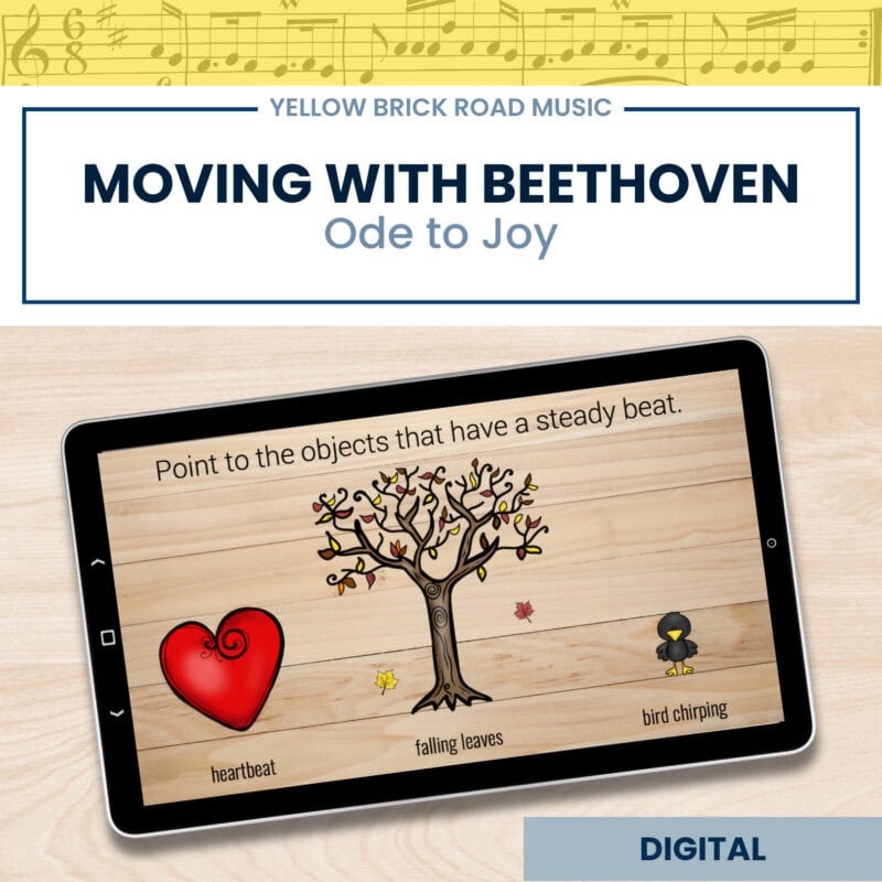 Moving with Beethoven: practicing steady beat with "Ode to Joy" - music lesson