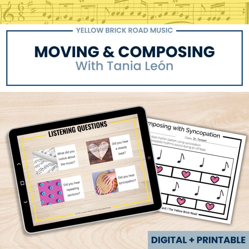 Moving and Composing with Tania León - music composition - listening lesson