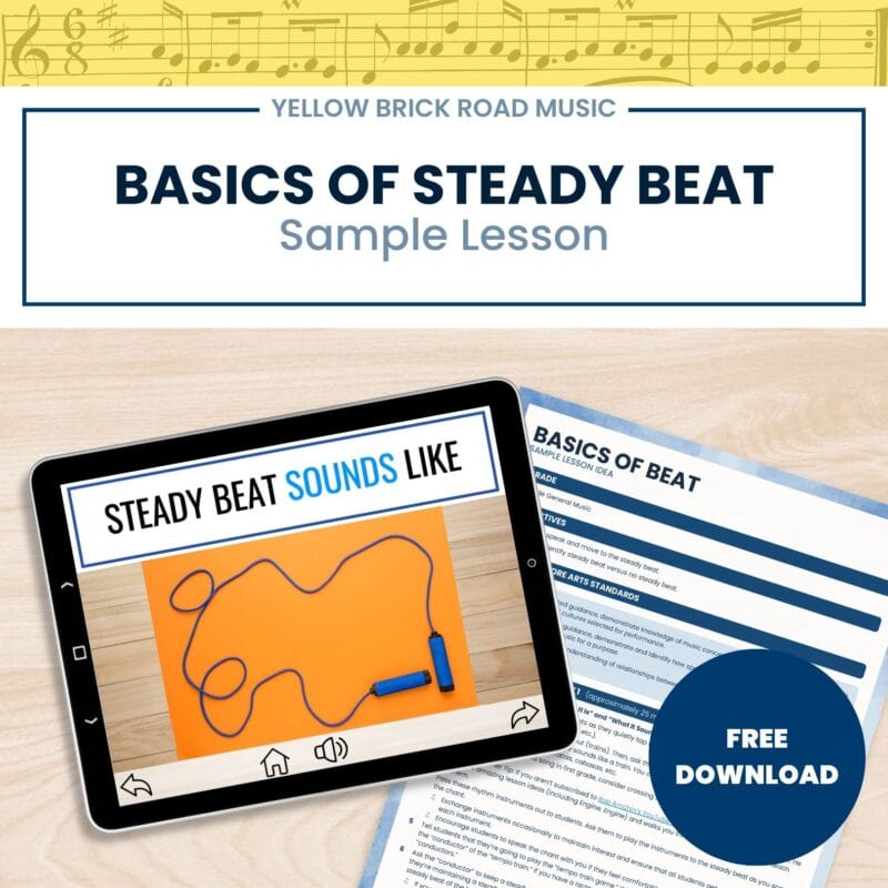 Basics of Steady Beat Sample - steady beat lesson