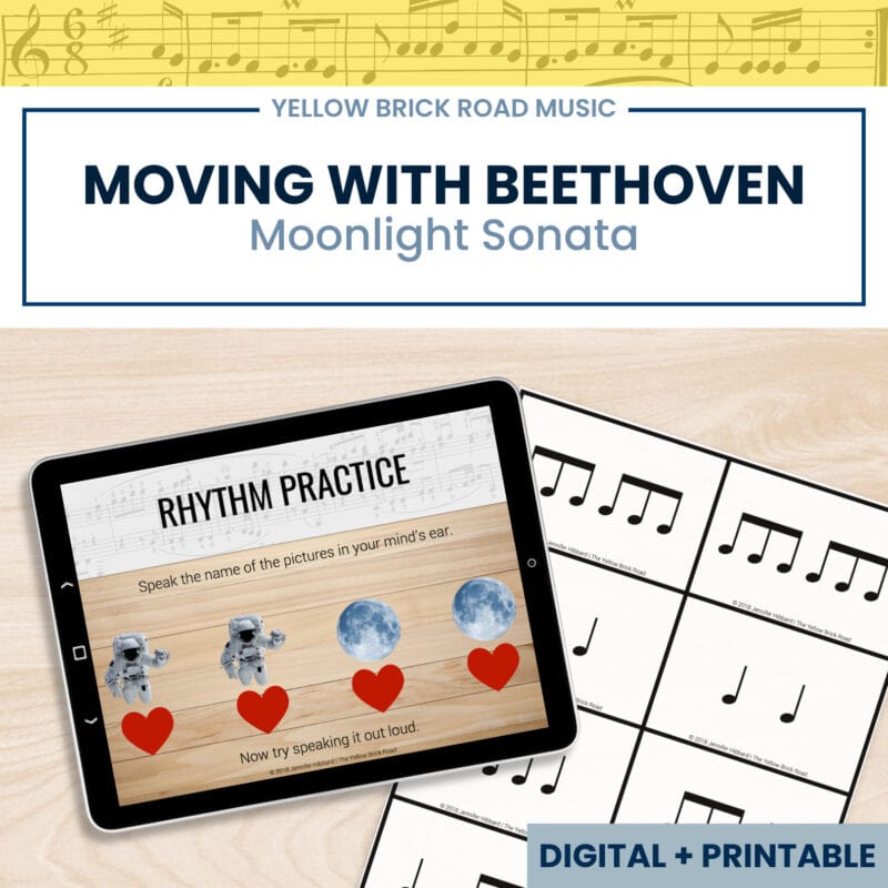 Moving with Beethoven - "Moonlight Sonata" - listening lesson - Beethoven