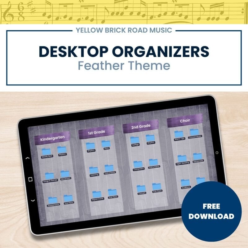 Desktop Organizers: feather themed