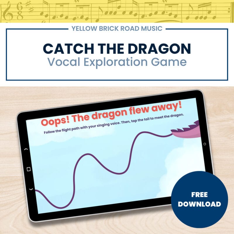 Catch the Dragon Vocal Exploration - music game - vocal exploration game