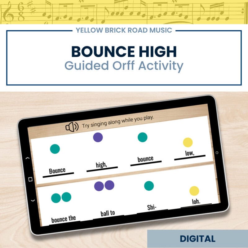 Bounce High: a guided Orff activity - mallet instruments - music lesson