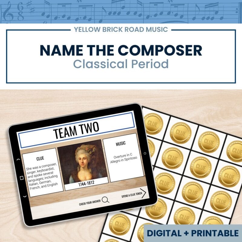 Name the Composer: Classical Period - music composers game - music history