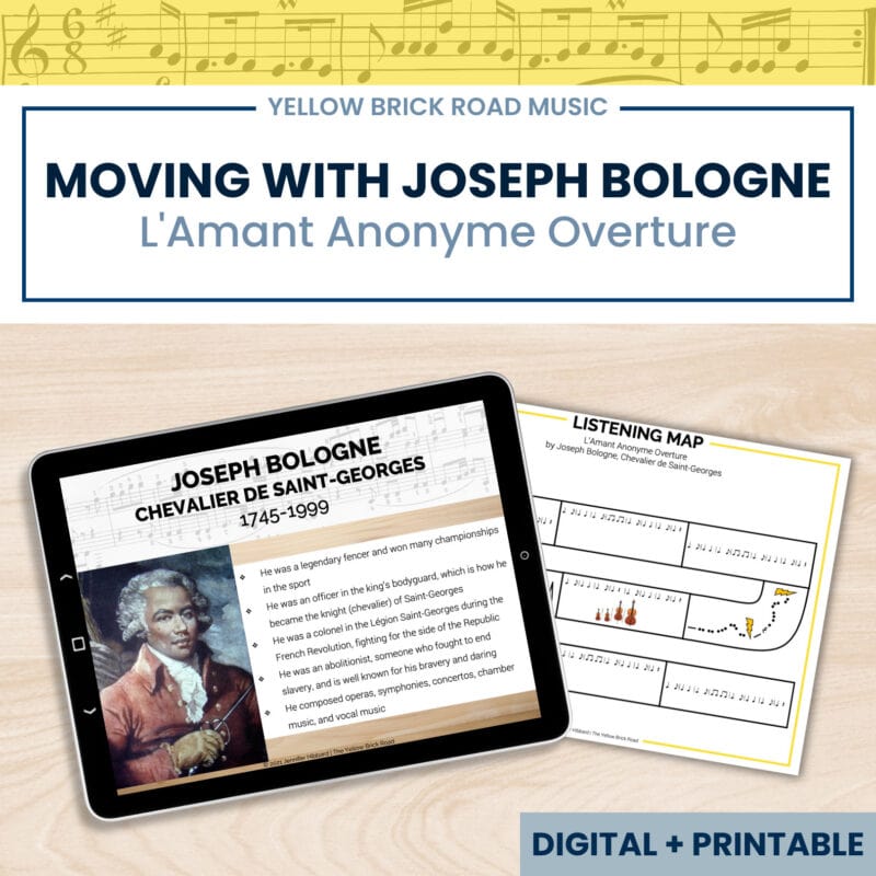 Moving with Joseph Bologne: L'Amant Anonyme Overture Andante - listening lesson