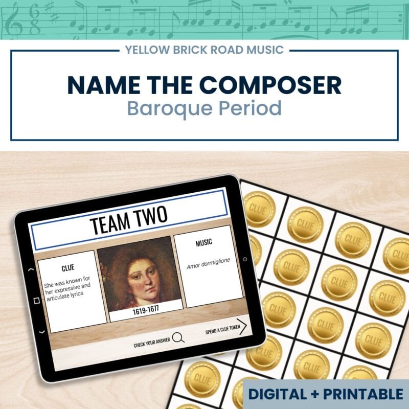 Name the Composer: Baroque - music composers game - music history