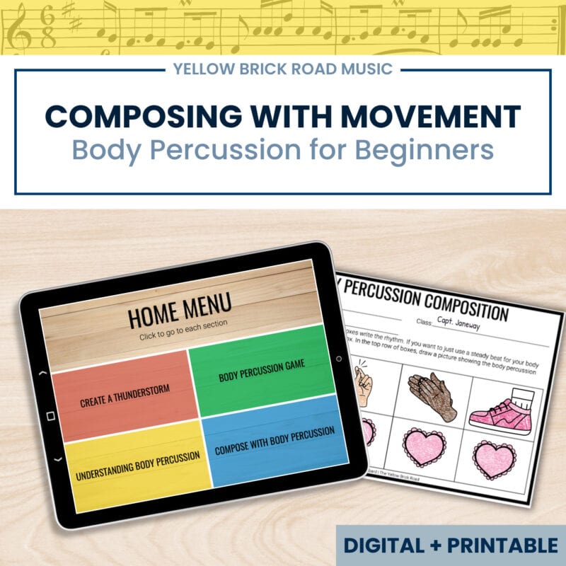 Composing with Movement: a beginner's guide to body percussion - music lesson