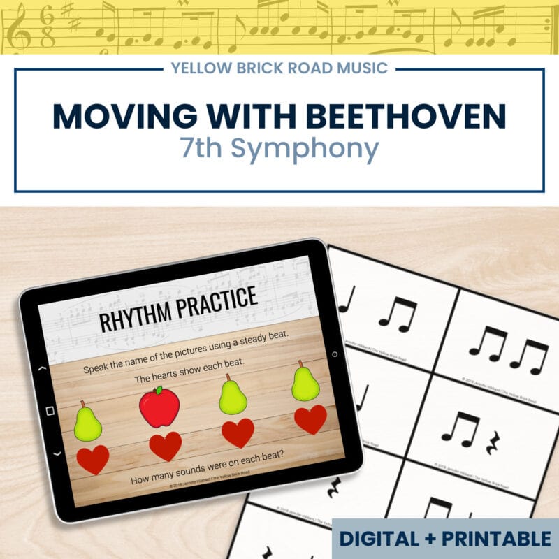 Moving with Beethoven: 7th Symphony - listening lesson - rhythm lesson