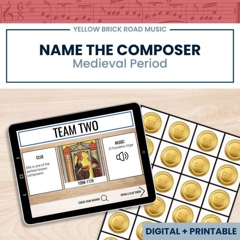 Name the Composer: Medieval Period - music composers game - music history