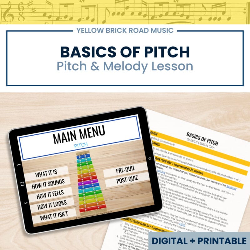 Basics of Pitch in Music - Pitch Lesson for Music - Melody Lesson