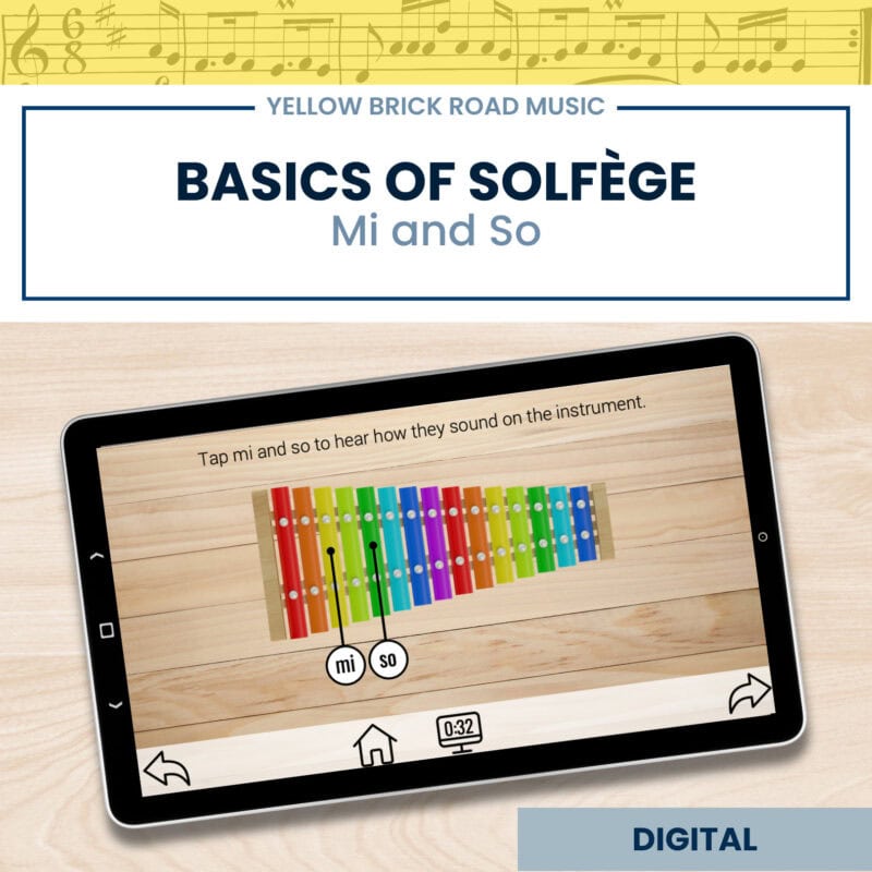 Basics of Solfége with Mi and So - Solfége Lessons for Music - Mi So