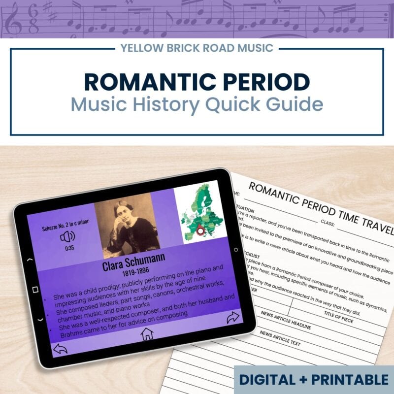 Romantic Period in Music History Quick Guide - Music Composers - Music History