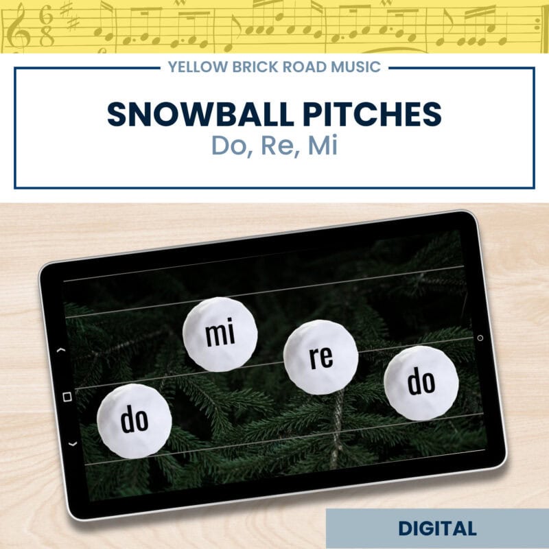 Snowball Pitches: do, re, mi - music games - Solfége games - do re mi games