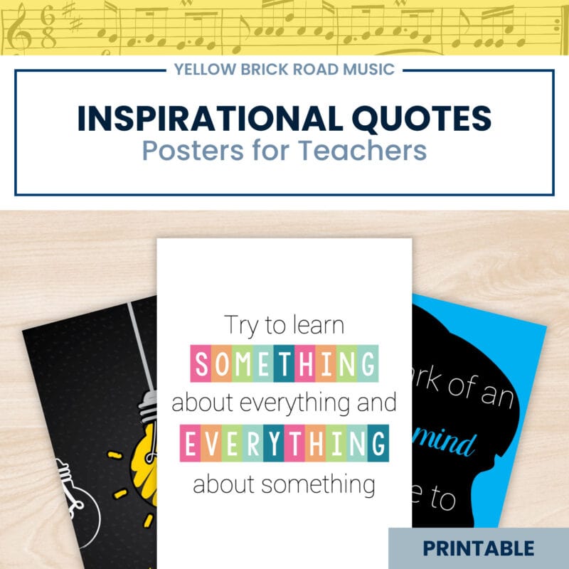 Inspirational Quote Posters for Teachers - classroom decor - classroom posters