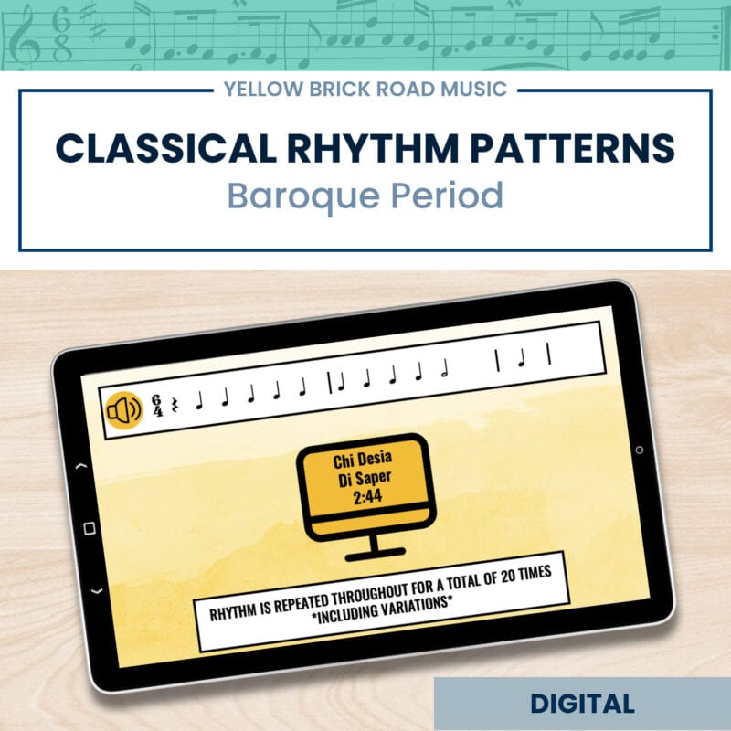 Classical Rhythm Patterns - Baroque Period Music: Baroque Period Composers
