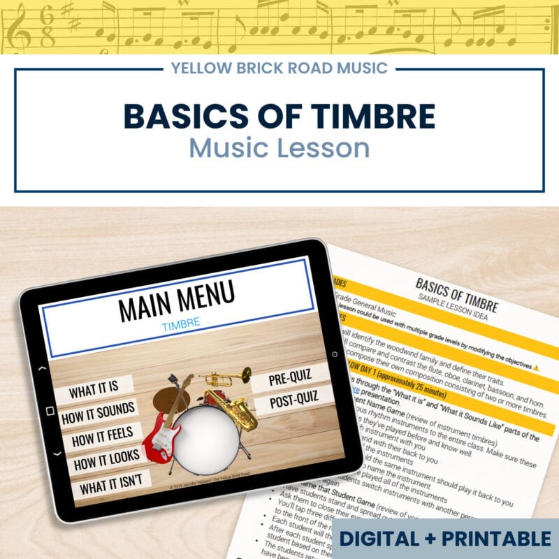 Basics of Timbre in Music - Timbre Lesson for Music
