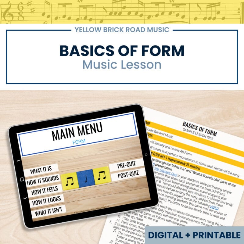 Basics of Form in Music - Musical Form Lesson