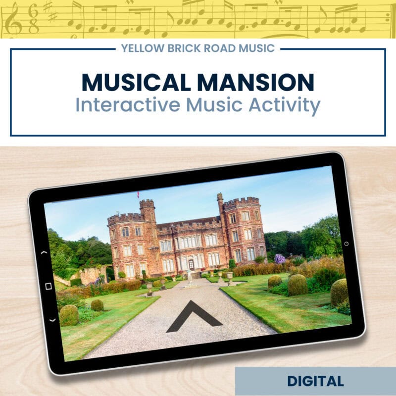 Musical Mansion: an interactive activity for distance learning - music sub plan