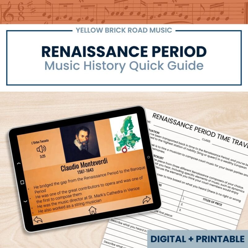 Renaissance Period in Music History Quick Guide - Music Composers