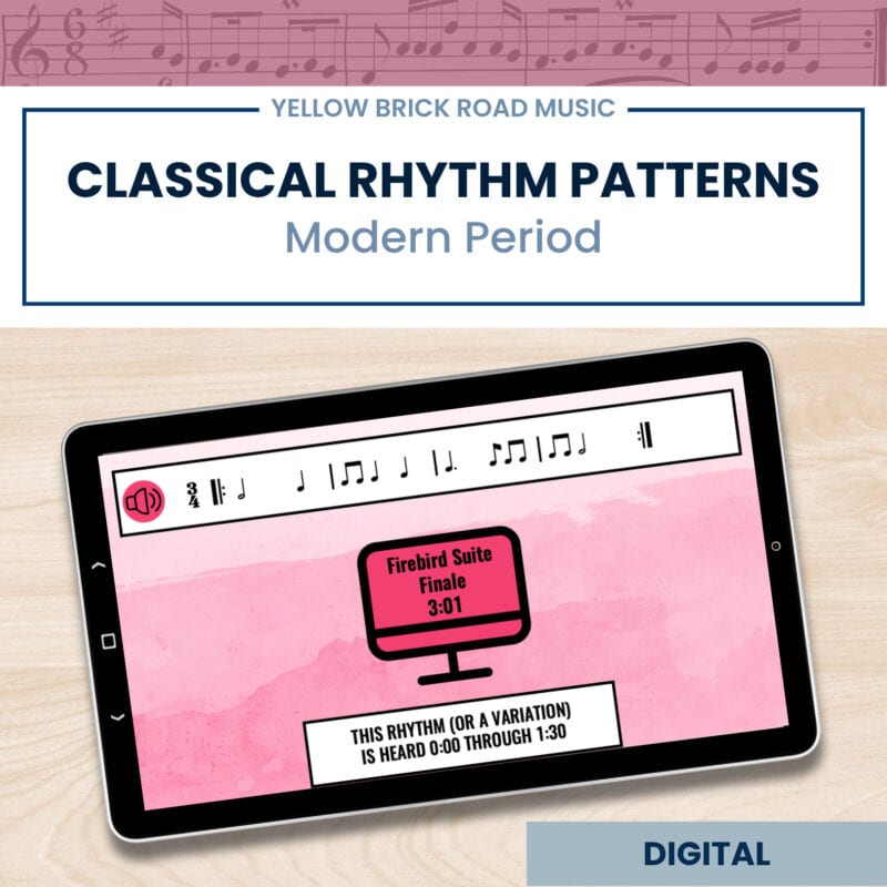 Classical Rhythm Patterns - 20th and 21st Century Music: Modern Period Composers