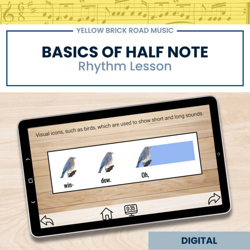 Basics of Half Note - Half Note Lesson for Music