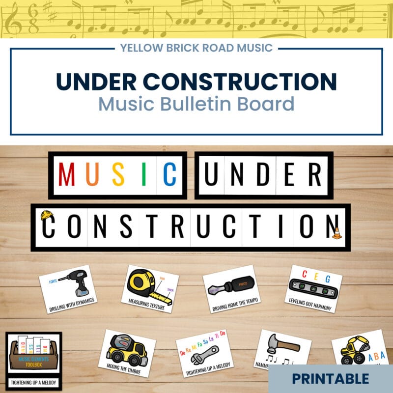 Music Under Construction Bulletin Board - music bulletin board