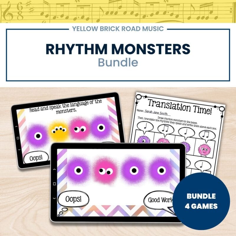 Rhythm Monsters Bundle - rhythm games - rhythm lesson