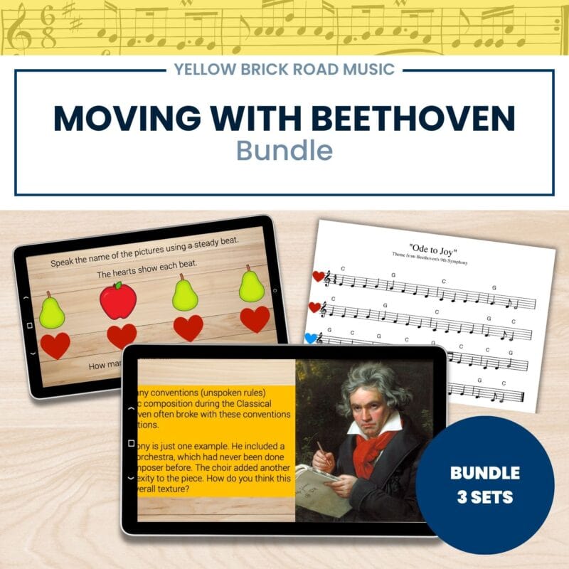 Moving with Beethoven Bundle - Beethoven Lesson - Rhythm Lessons