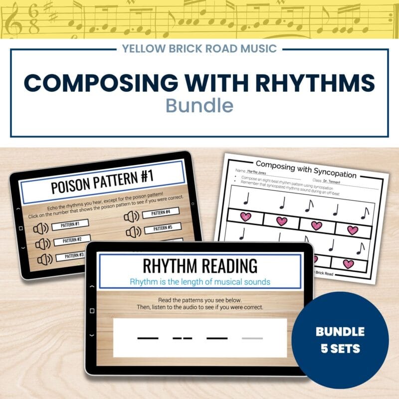 Composing with Rhythms Bundle - music composition - rhythm lessons