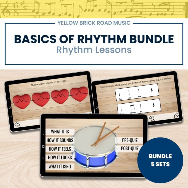 Basics of Rhythm Bundle - Rhythm Lessons for Music