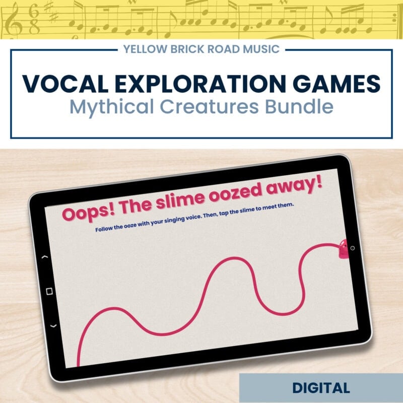 Vocal Exploration Games Bundle | Vocal Warmups with Mythical Creatures